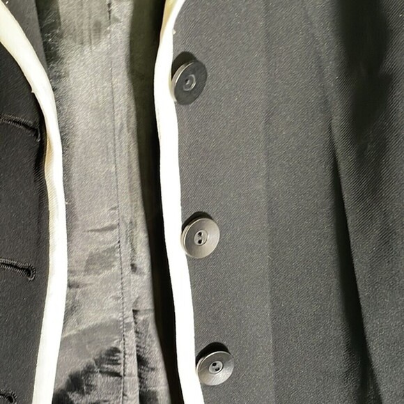 Talbots Classic Button-Up Blazer Petites Woman’s Size 4 Long Sleeve - Picture 8 of 12